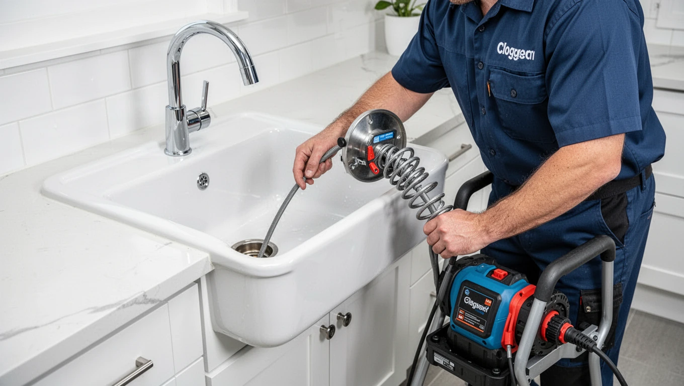 Clogged Kitchen Sink & Drain Clearing